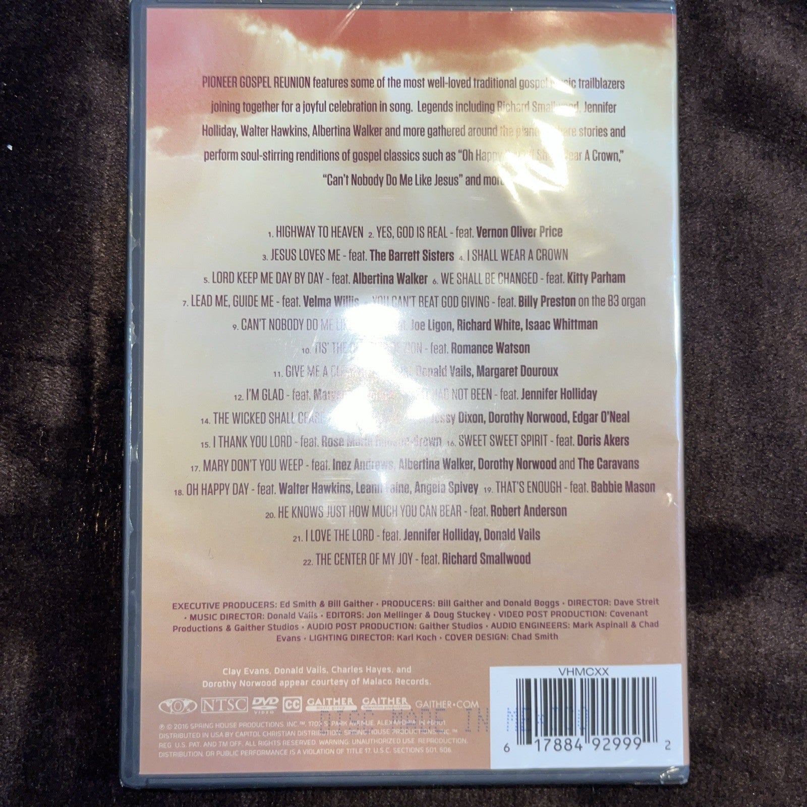 Gaither Gospel Pioneer Reunion New Sealed DVD