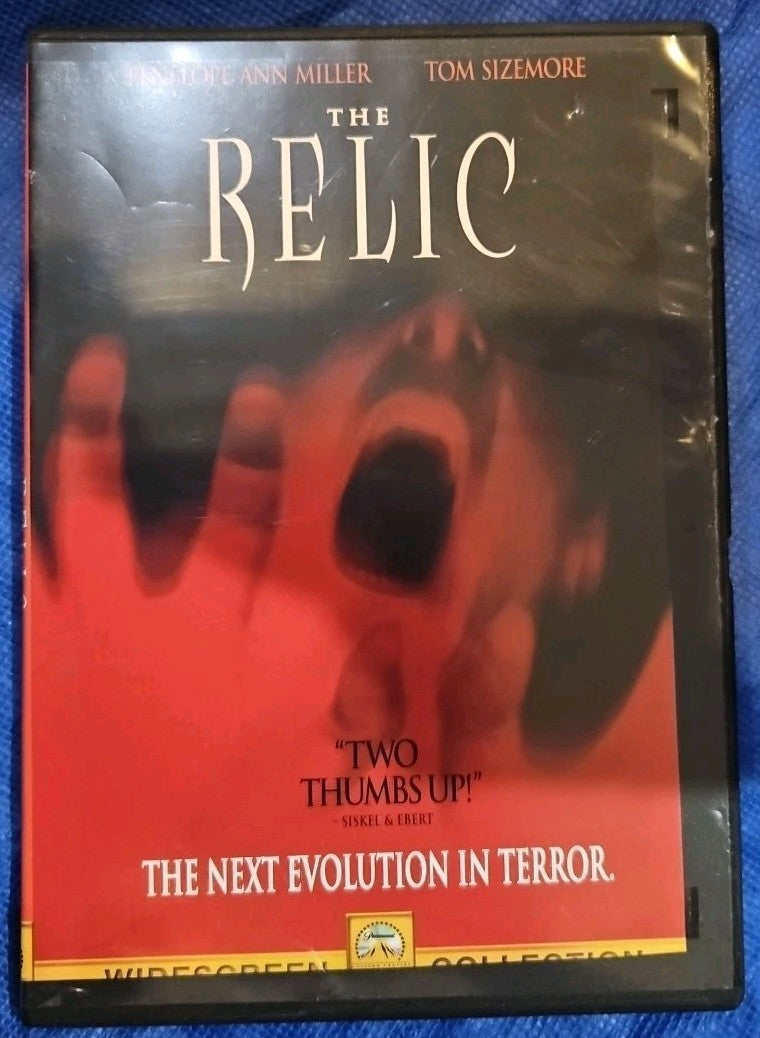 Relic (DVD, 1997) Tested. Slim Case. Cropped Artwork