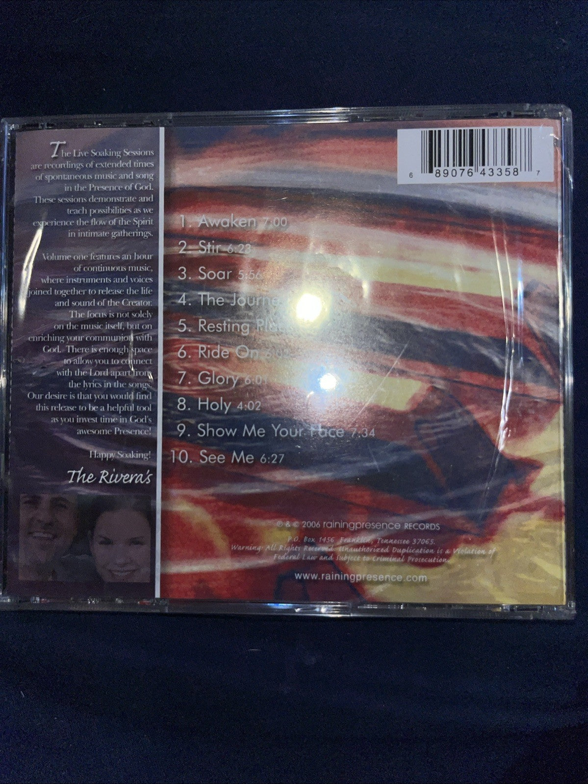Live Soaking Sessions Volume 1 (CD) Sealed