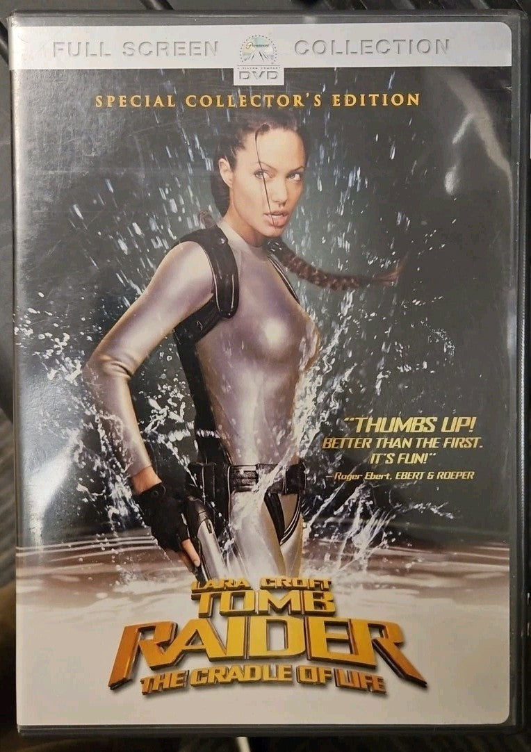 Lara Croft Tomb Raider: The Cradle of Life (DVD, 2003, Full Frame) New Sealed