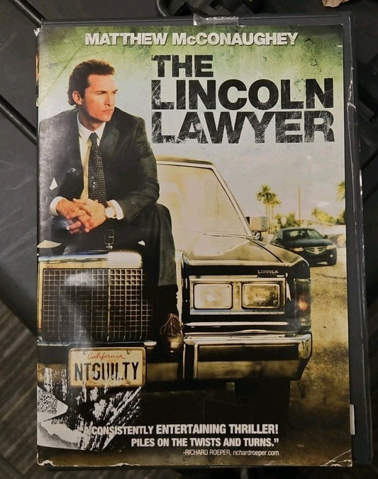 The Lincoln Lawyer (DVD, 2011) Tested. No Scratches. 