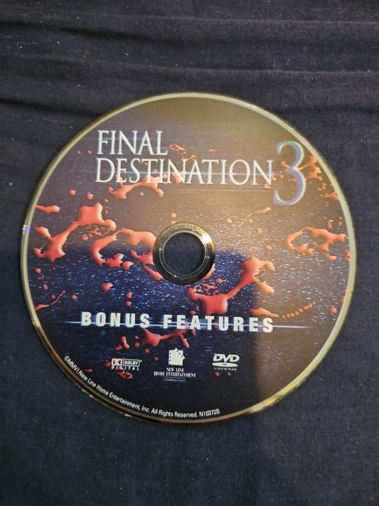 Final Destination 3 Bonus Features (CD) DISC ONLY
