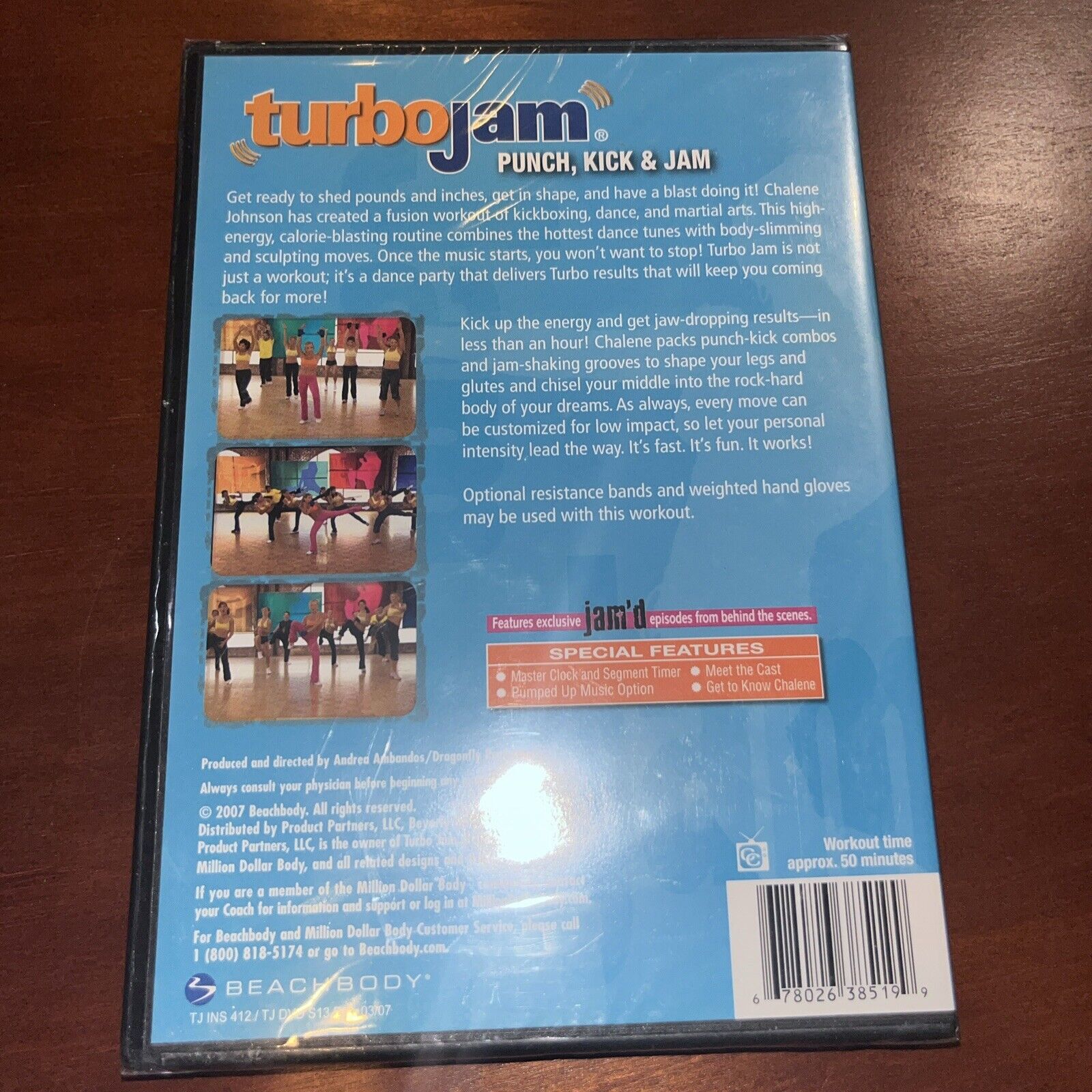Turbo Jam: Punch Kick & Jam - DVD By Chalene Johnson - New