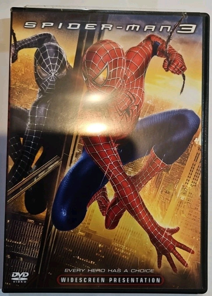 Spider-Man 1, 2, 3 (DVD, 2007, 3-Disc Set) Widescreen Edition