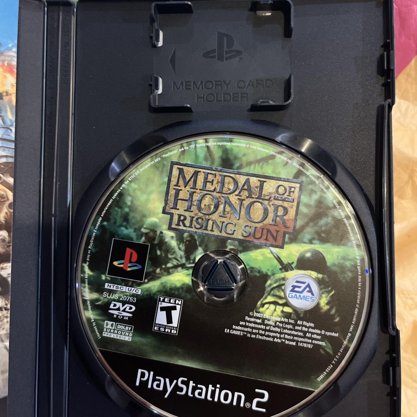 Medal of Honor: Rising Sun (PS2) CIB. Manual + Reg. Original Case