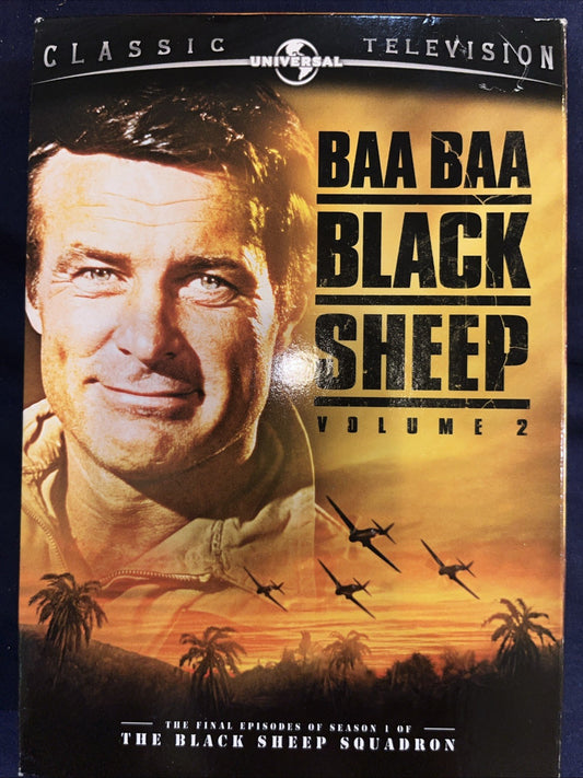 Baa Baa Black Sheep Squadron: Season 1 Volume 2 (DVD) Tested. Missing Insert