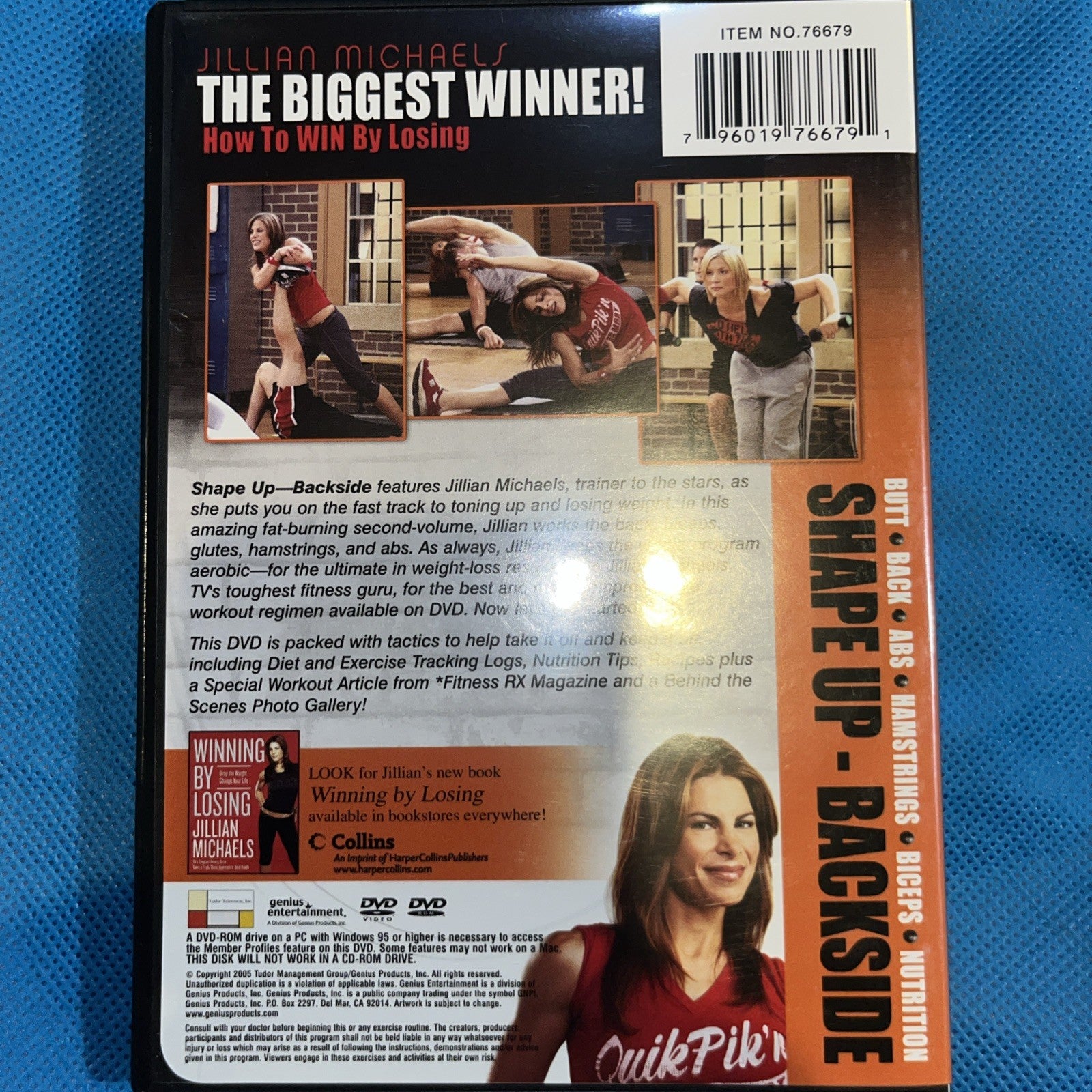 Jillian Michael’s The Biggest Winner (DVD) 5-Disc Set. Box Wear. DVDs Sealed