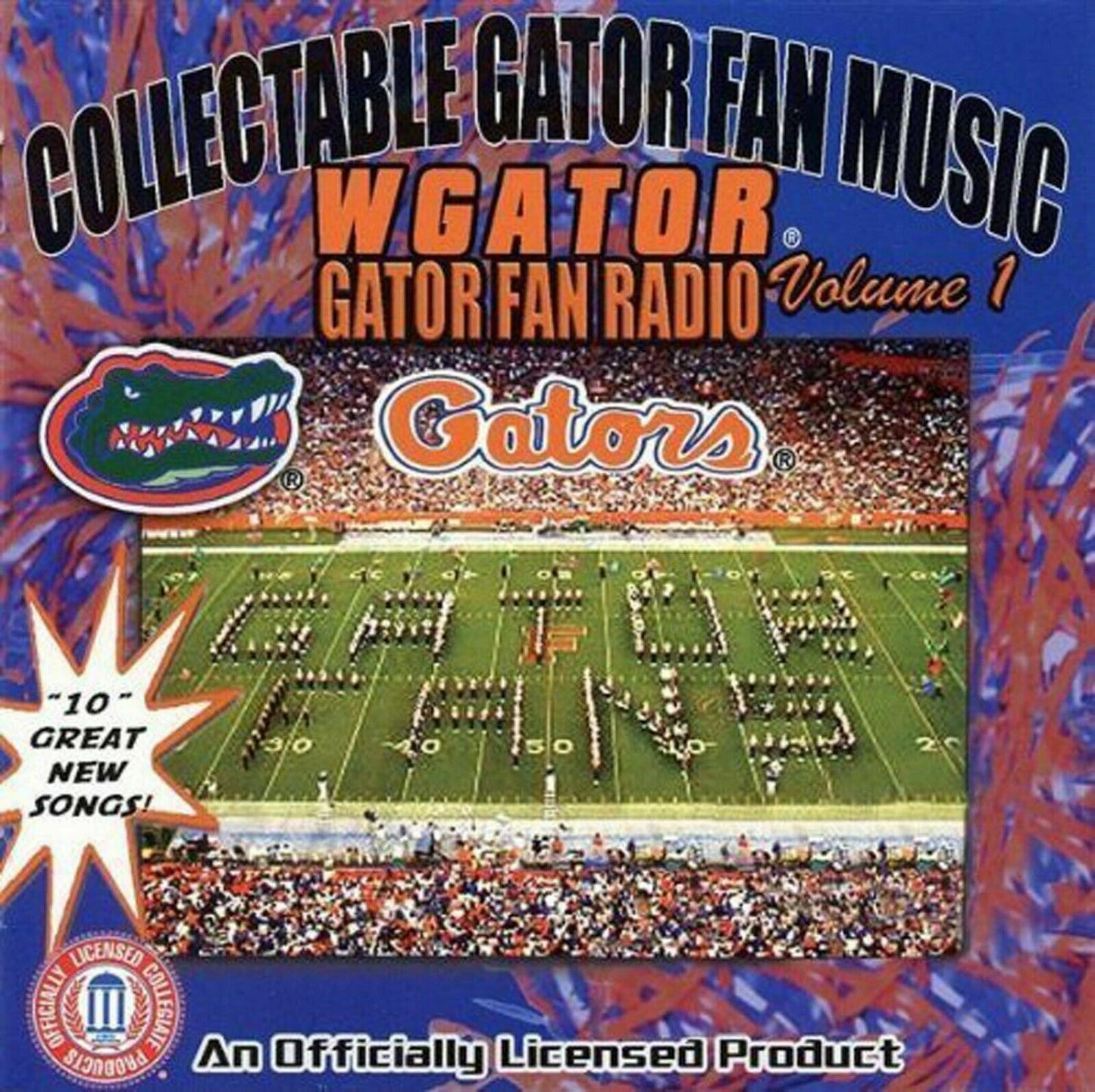 WGator Gator Fan Radio Volume 1 (CD, 2006) Brand New