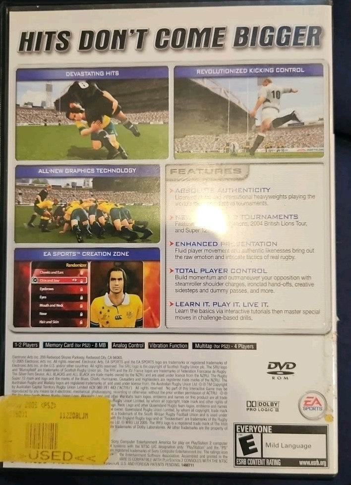 Rugby 2005 - Sony PlayStation 2