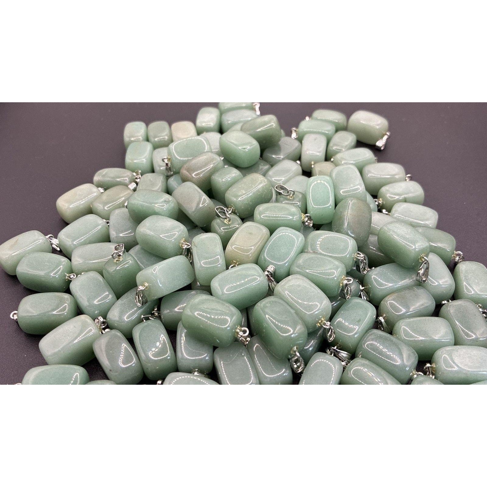 Tested Gemstone – Jadeite on 18" Gold Plated Necklace