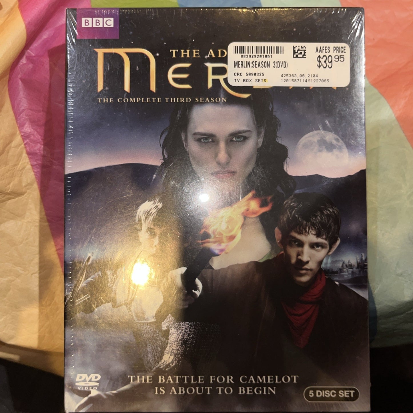 Merlin: Season 3 (DVD) Sealed