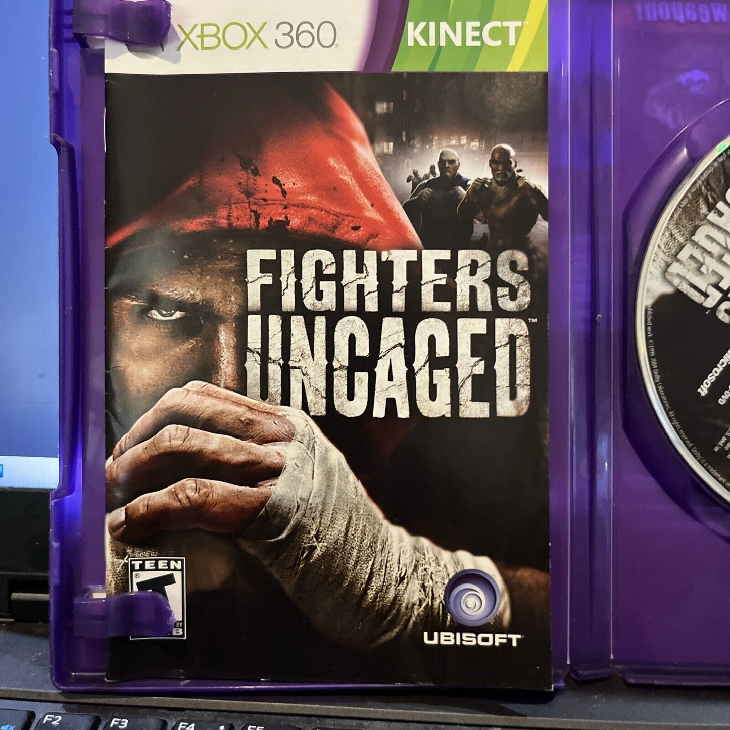 Fighters Uncaged - Xbox 360 - Tested. No Scratches. New Case. Resealed. W/Manual