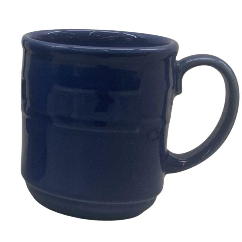 Longaberger Pottery Blue Cornflower Woven Traditions Coffee Mug Made in USA