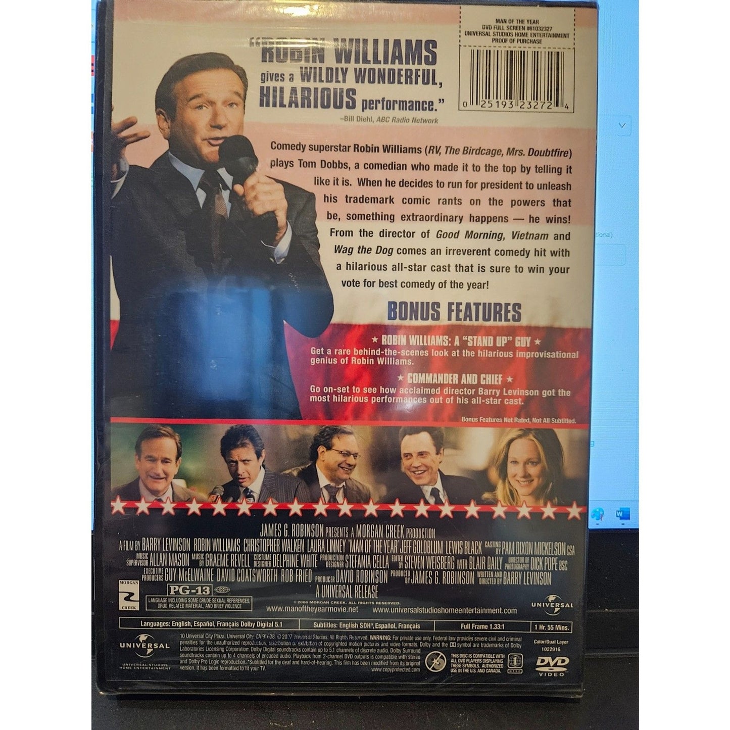 Man of the Year (DVD) Brand New Sealed