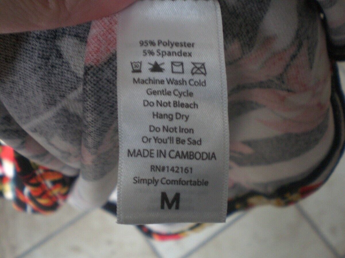 NWT LuLaRoe Amelia Dress Black White Stripes with Multicolor Florals MEDIUM