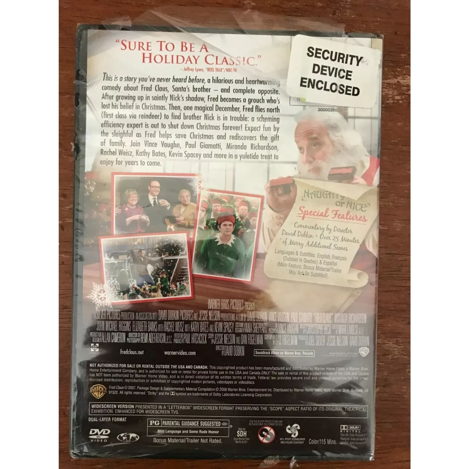 Fred Claus (DVD) BRAND NEW SEALED
