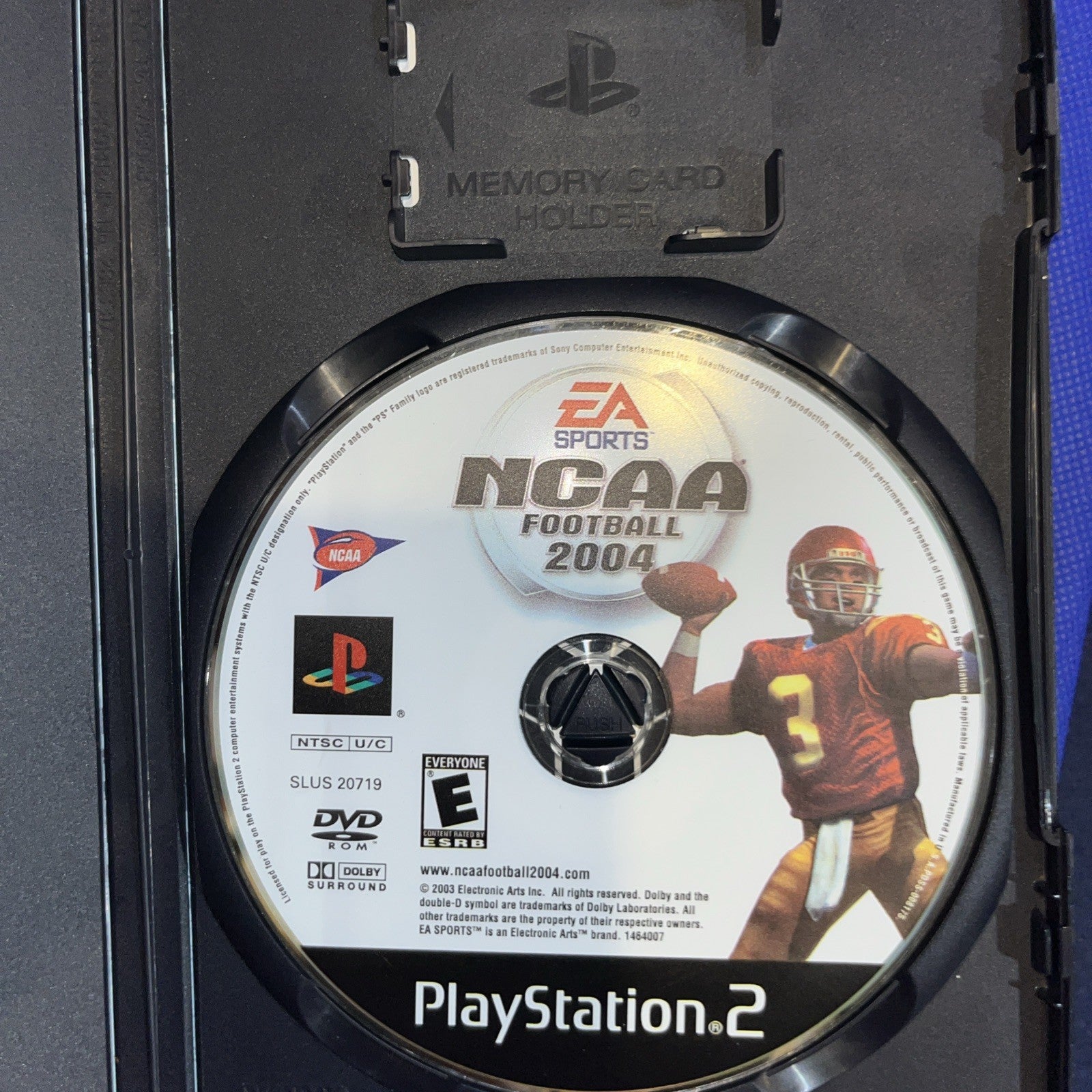NCAA Football 2004 (PS2) Original Case + Tested Disc