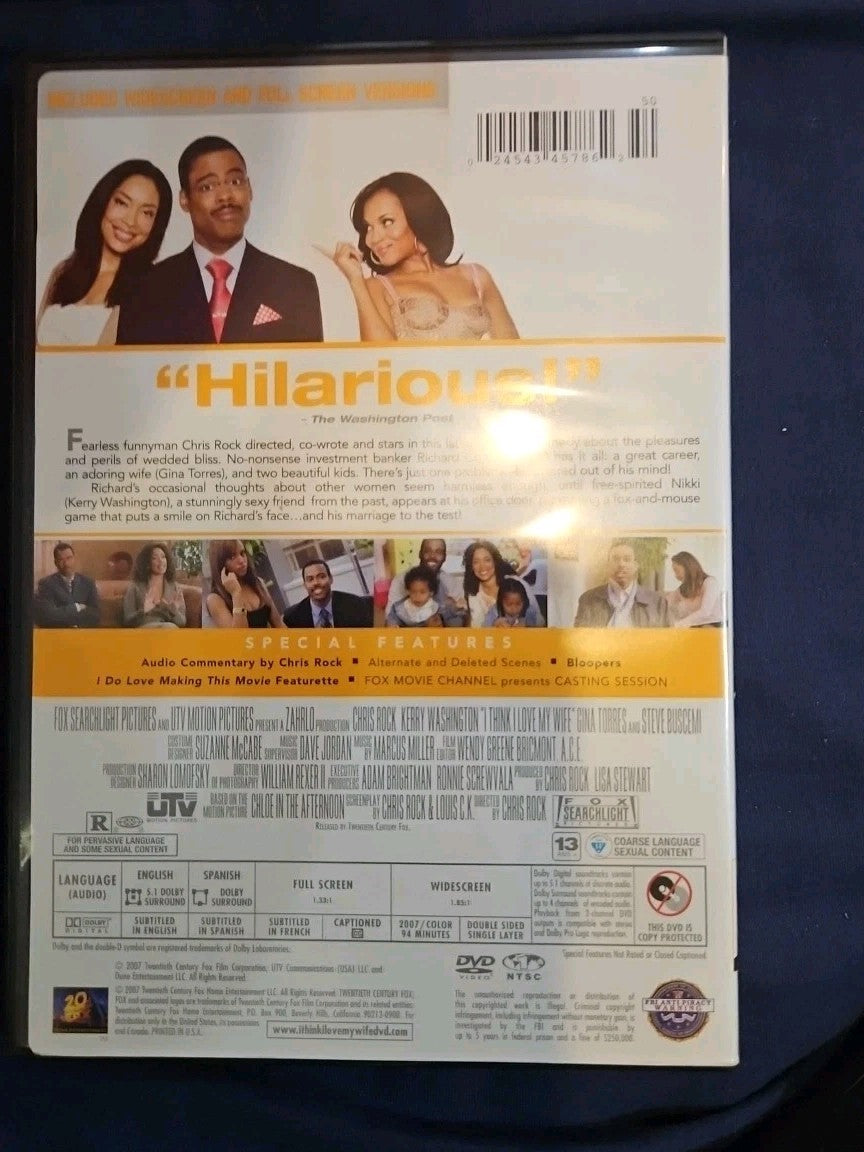 I Think I Love My Wife (DVD, 2007)