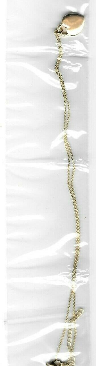 Heart Shaped Letter "C" Pendant / Charm Necklace w/ Mini Greeting Card & Box