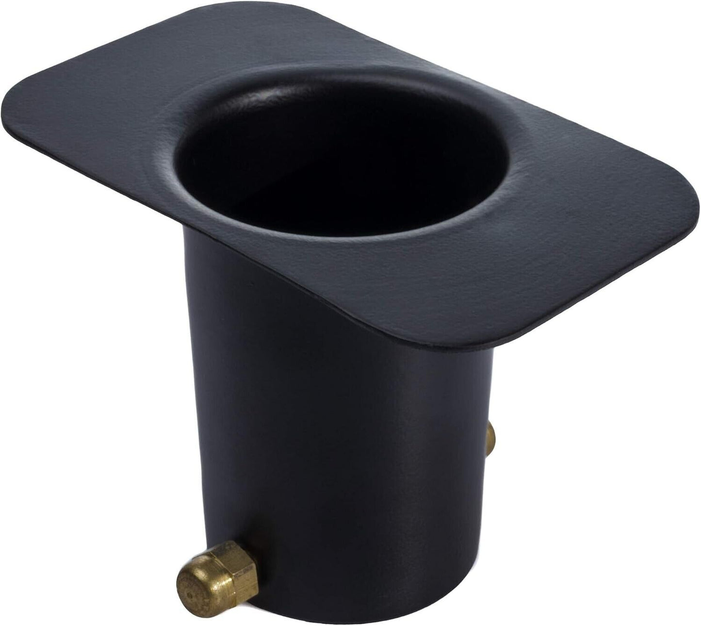 Monarch Rain Chains 20042 Black Aluminum Powder Coated Gutter Adapter for Chain