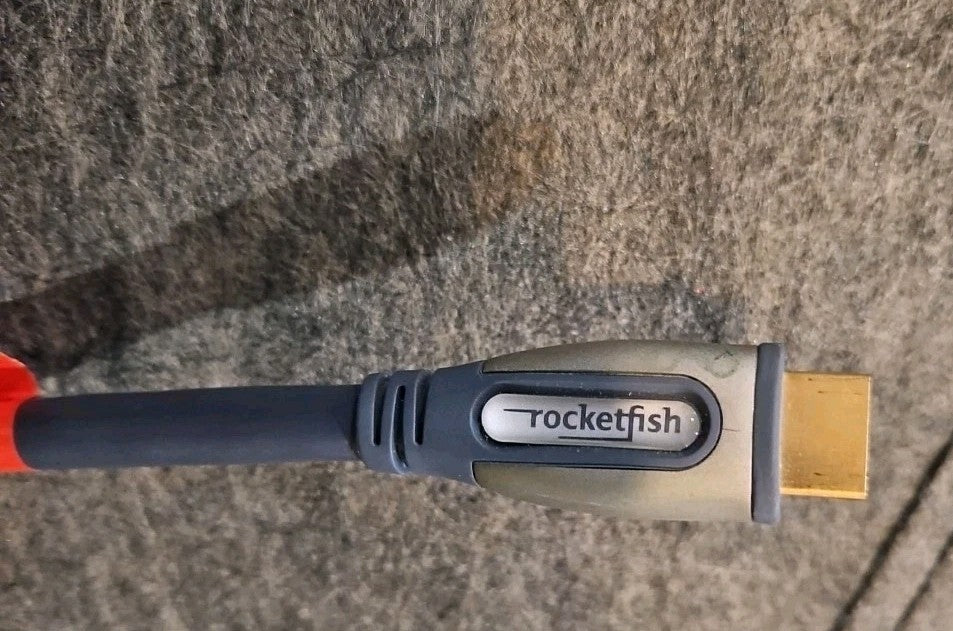 Rocketfish (RF-G1180) 24’ft. Long HDMI Cable With Ethernet 24k Gold Connector