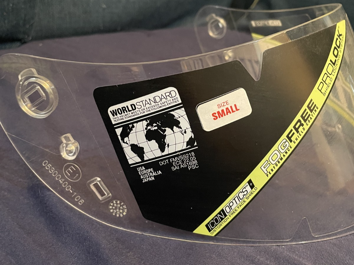 Icon Optics Fog-Free ProLock Shield - Small