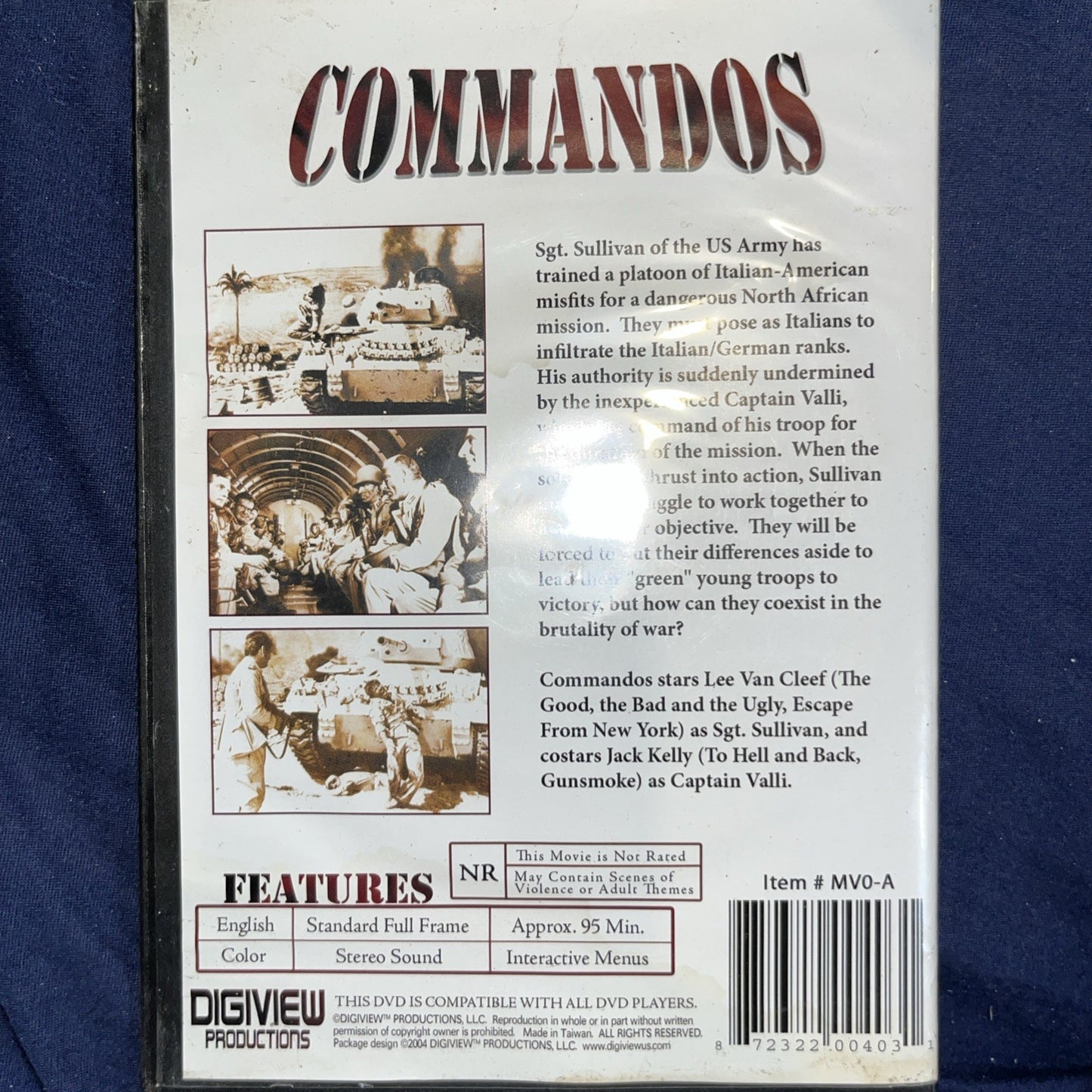 Commandos (DVD, 1998) Sealed