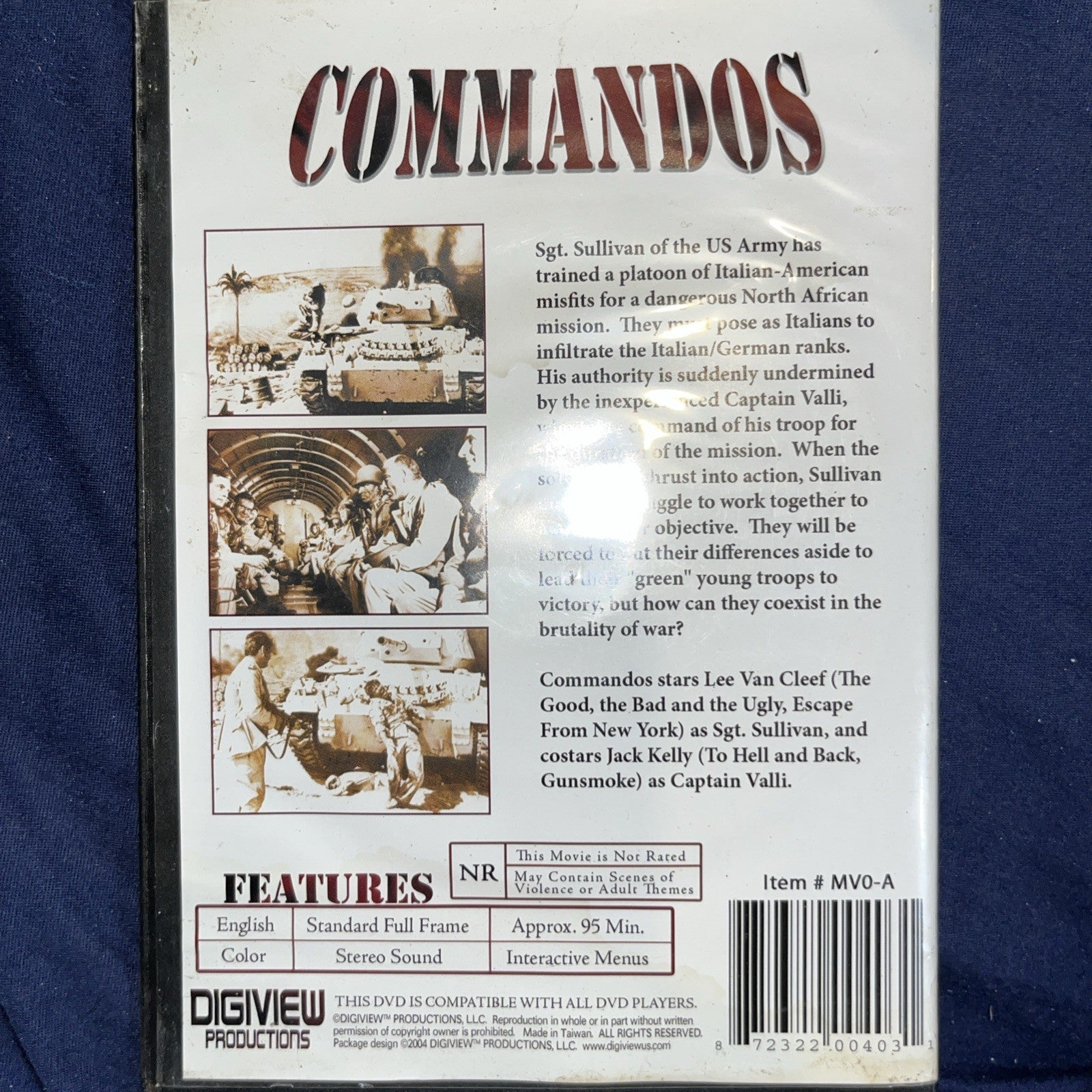 Commandos (DVD, 1998) Sealed