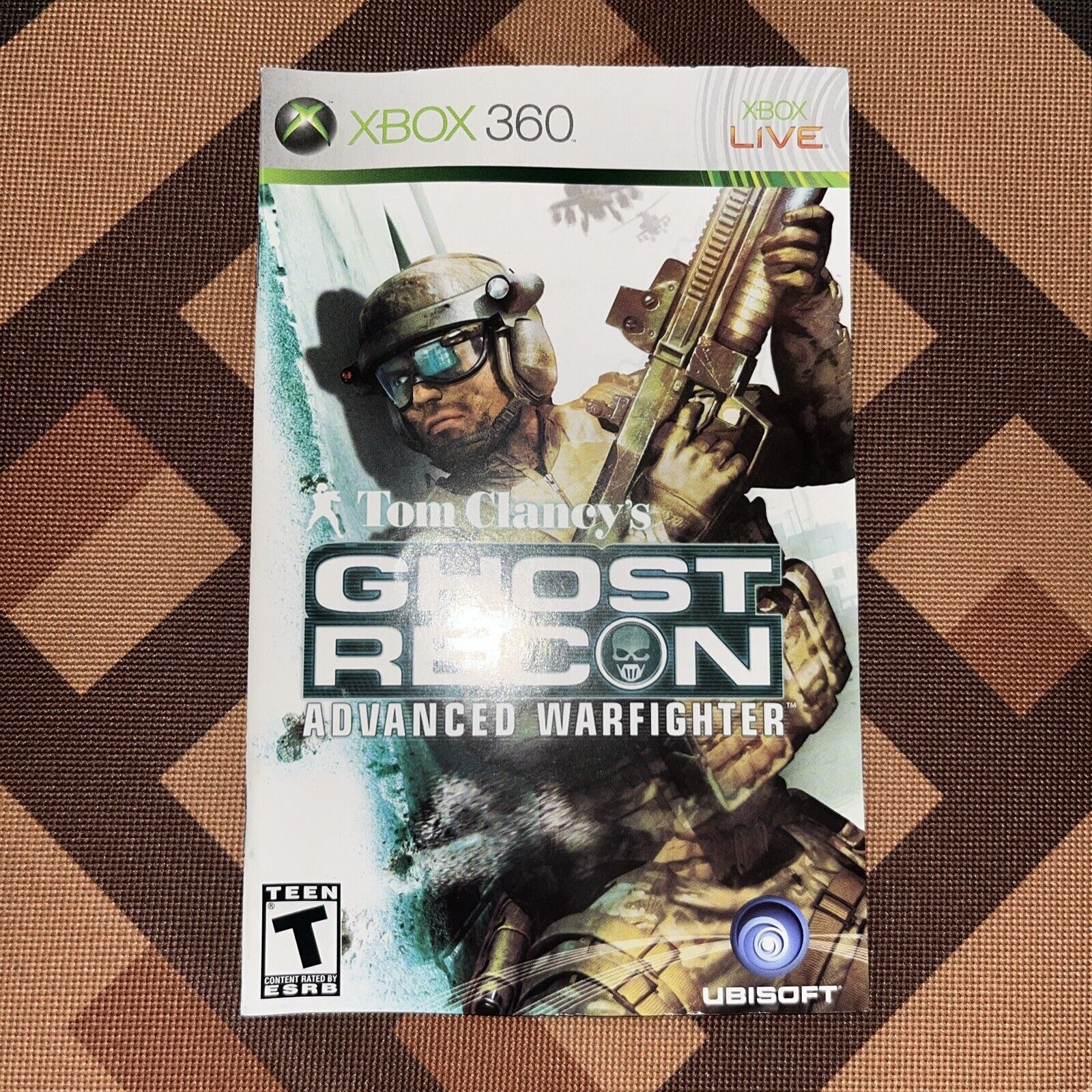 Tom Clancy's Ghost Recon: Advanced Warfighter (Xbox 360) CIB Manual New Case
