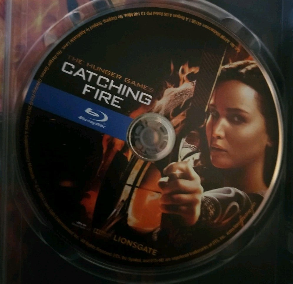 The Hunger Games: Catching Fire (Blu-ray SteelBook) No Digital Download. Tested