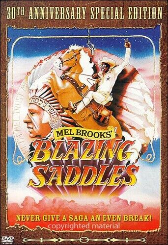Blazing Saddles (DVD, 1974) Damaged Artwork. Tested.