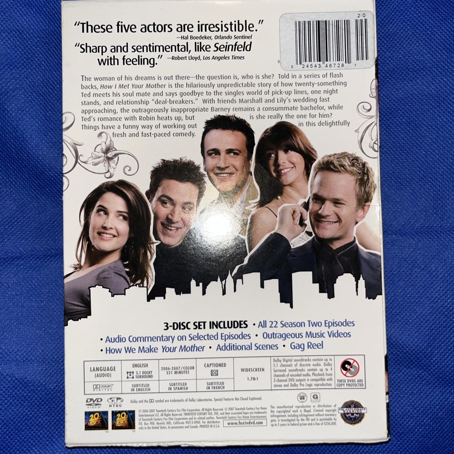 How I Met Your Mother: Season 2 (DVD, 2006) Sealed