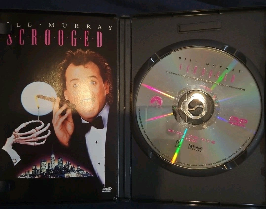 Scrooged (DVD, 1988)