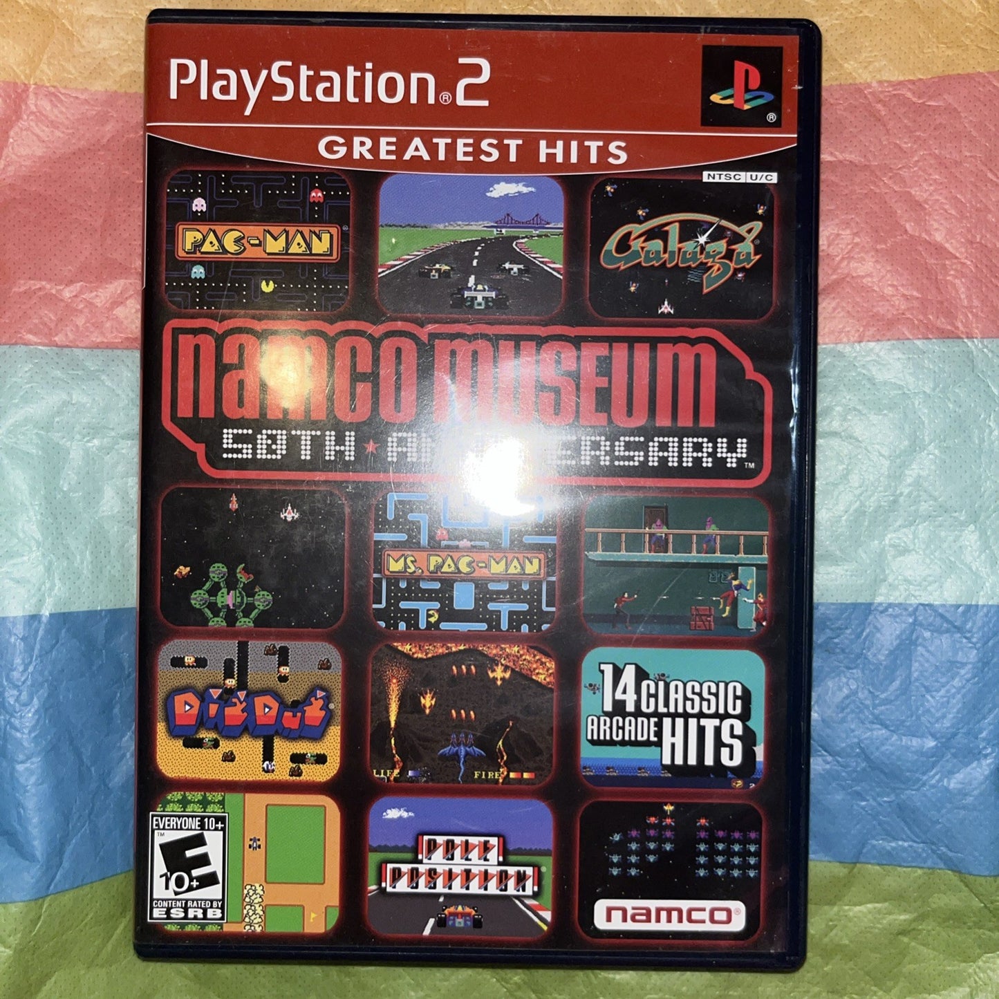 Namco Museum 50th Anniversary (PS2) Tested. Manual. Original Case.