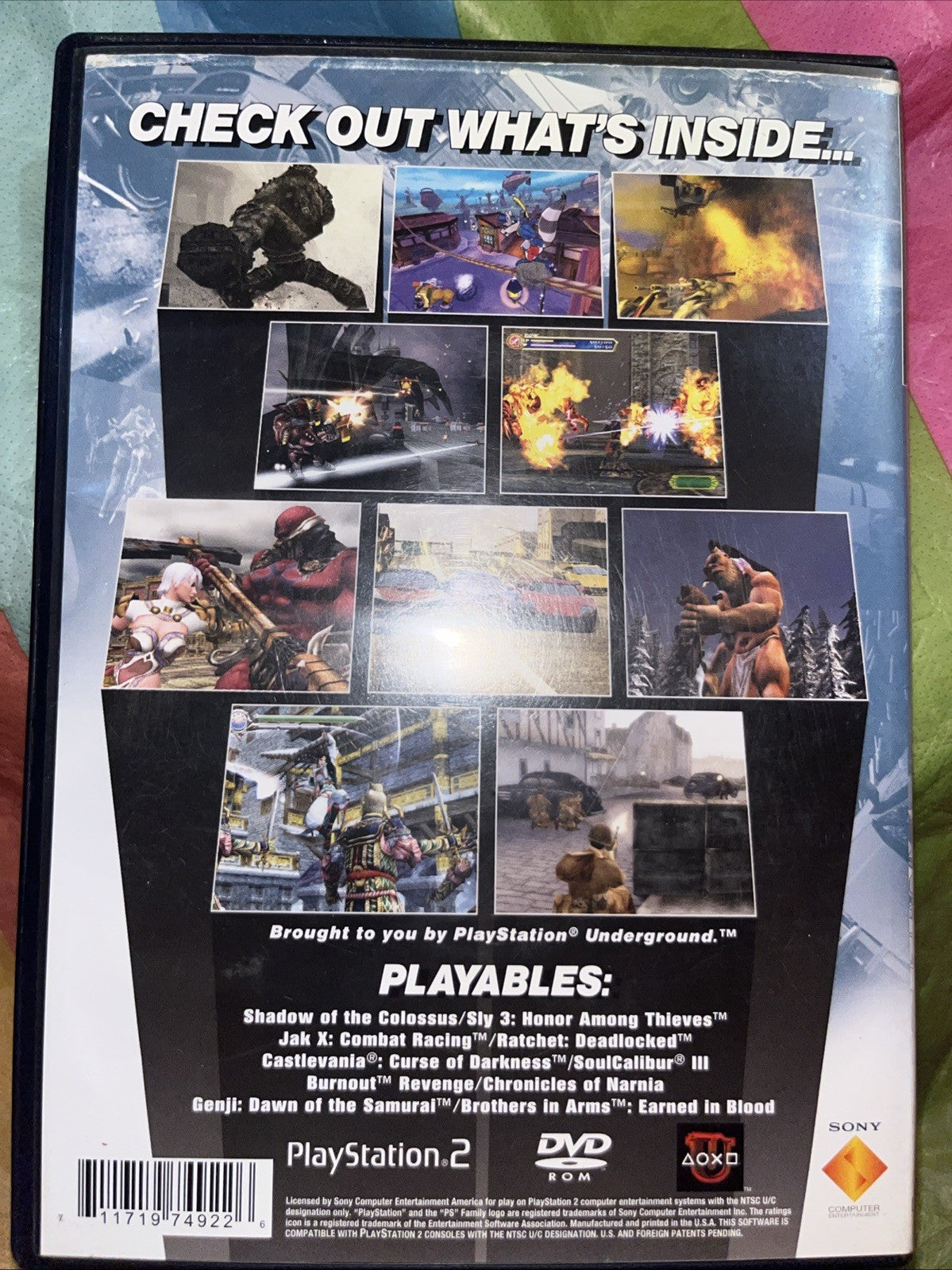 Jampack Vol. 13 RP-M Rating (PS2) Minor Insert Wear. Tested. No Scratches.