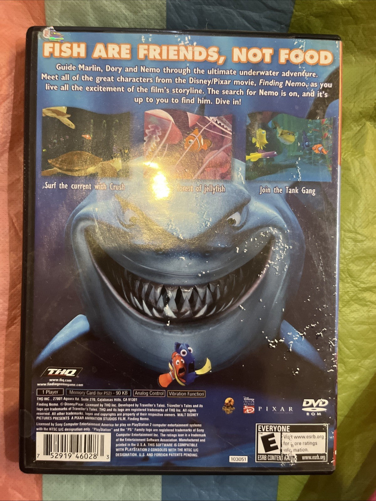 Finding Nemo  (PS2) CIB W/Manual. Tested.