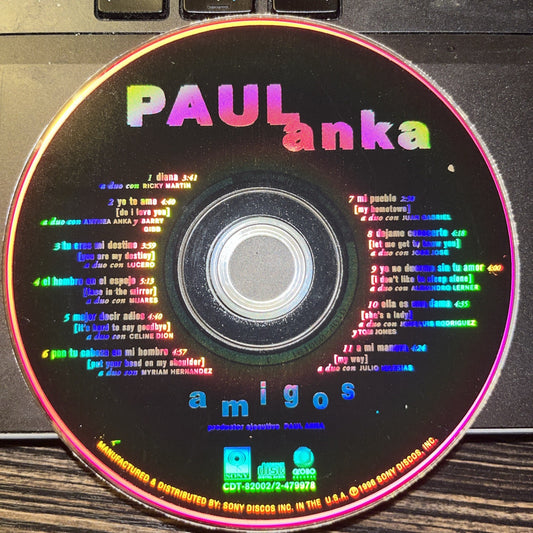 Paul Anna: Amigos (CD) Disc Only