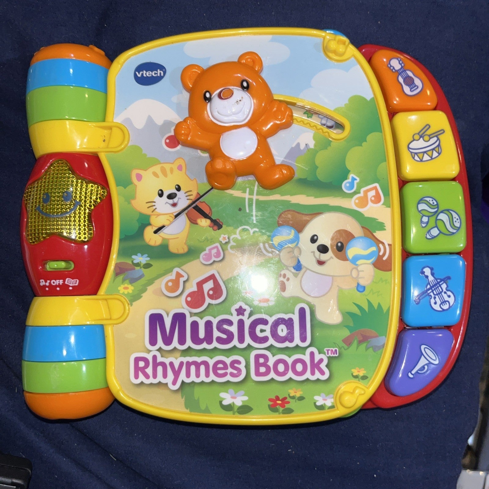 VTech 80166700 Musical Rhymes Educational Book for Babies