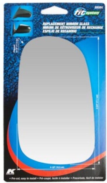 99084 - Fit System Driver Side Mirror Glass, Honda