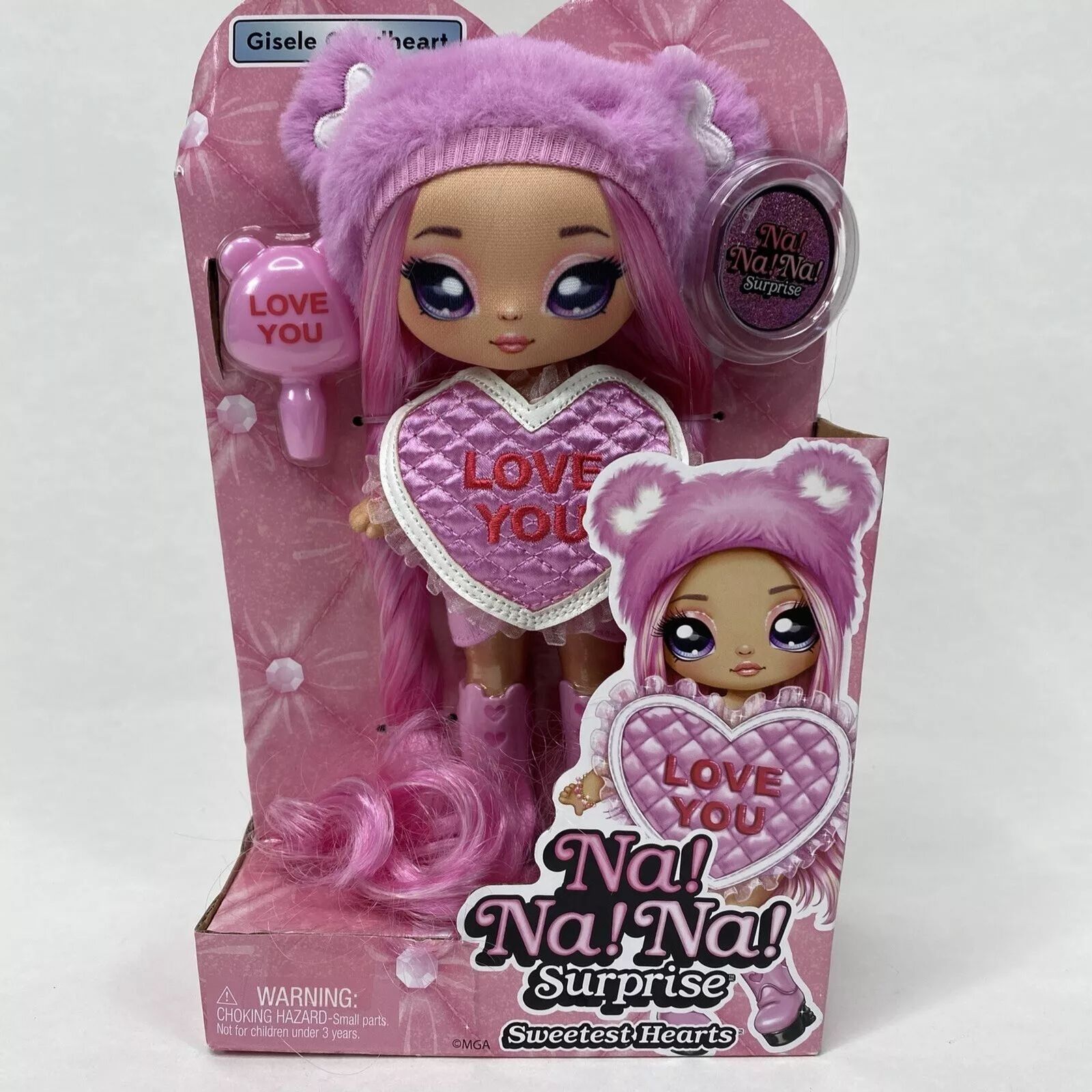 Na! Na! Na! Surprise Sweetest Hearts Doll- Gisele Goodheart - Brand New
