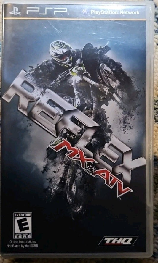 MX vs. ATV Reflex (PSP) Game + Case + Manual + Artwork. Tested. Cracked Game
