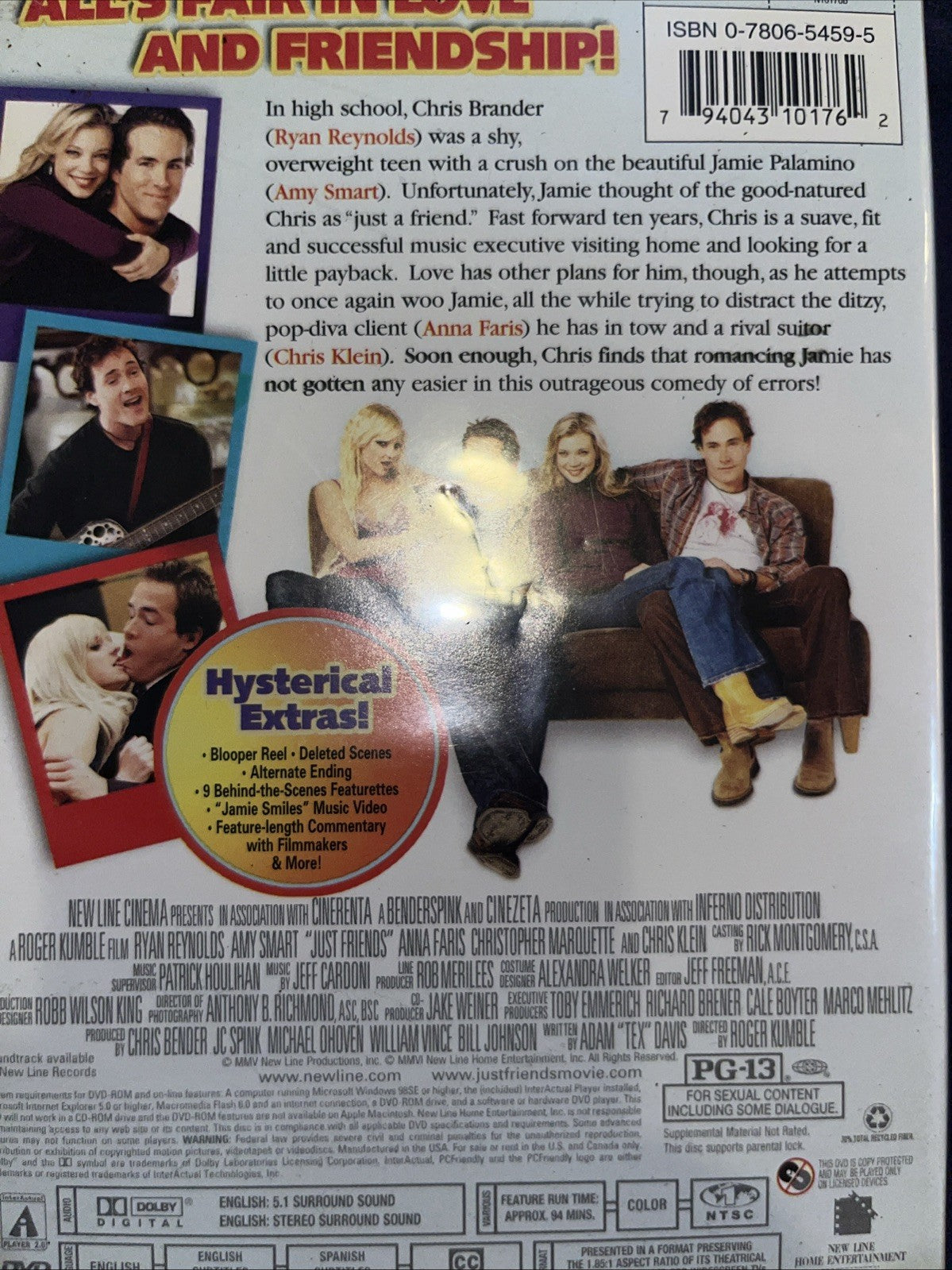 Just Friends (DVD, 2005) Sealed