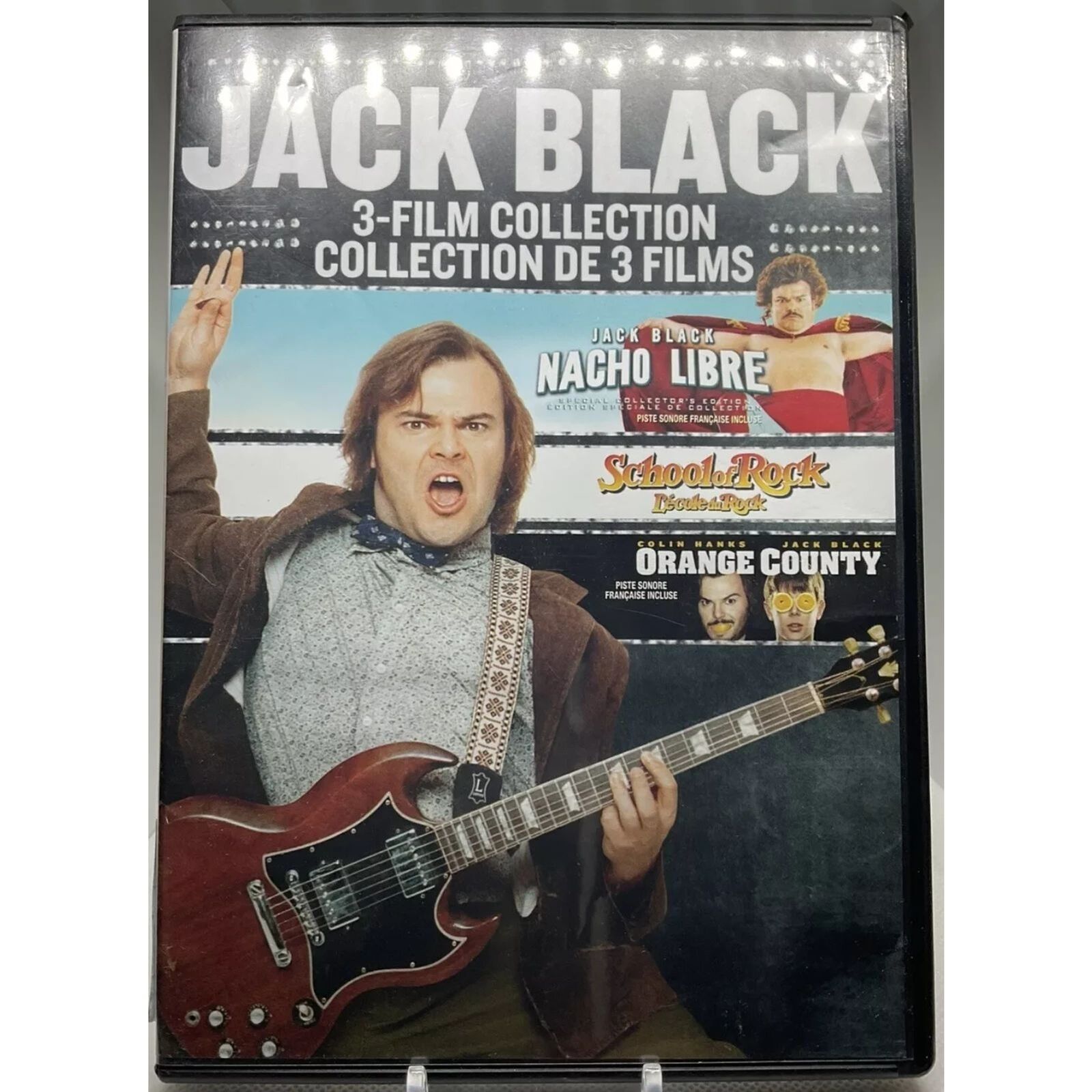 Nacho Libre / School of Rock / Orange County (DVD) Brand New