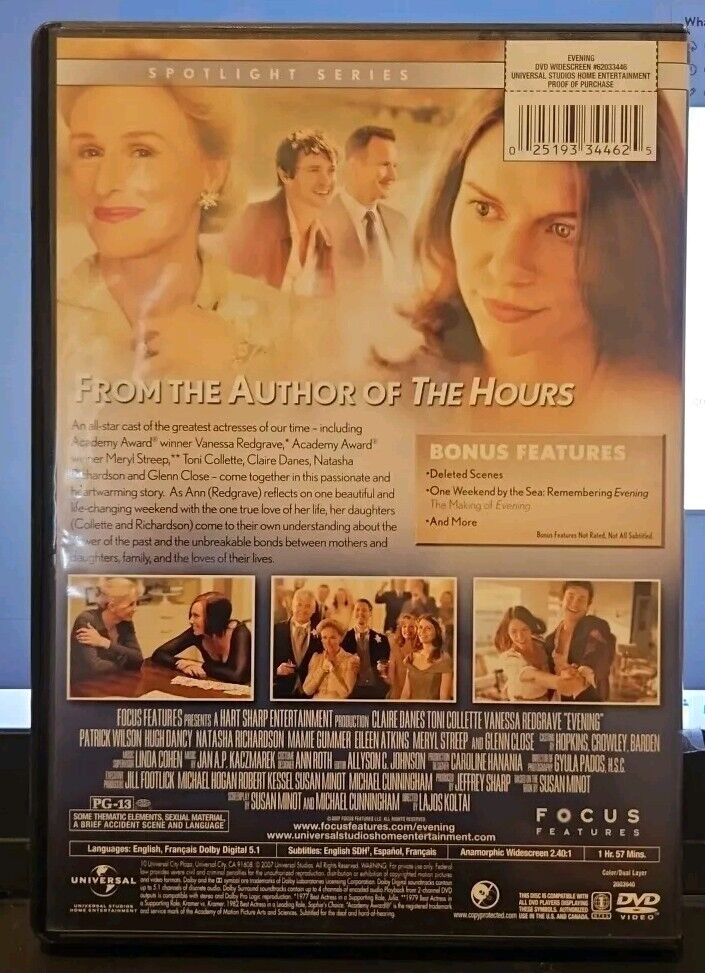 Evening (DVD, 2007)