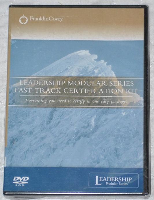 Leadership Modular Series Fast Track Certification Kit DVD Factory Sealed