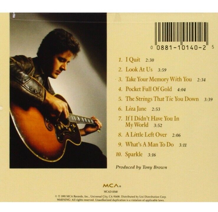Pocket Full Of Gold by Vince Gill (CD, Club, 1991, MCA Records)