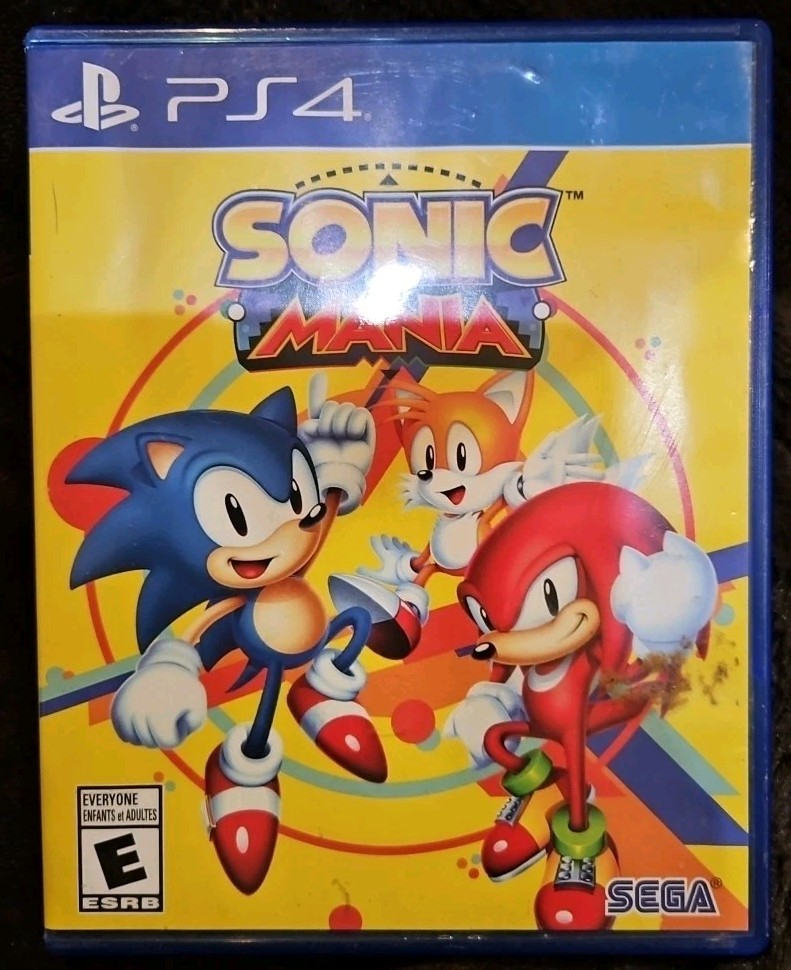 Sonic Mania - Sony PlayStation 4. No Game. Case + Artwork ONLY