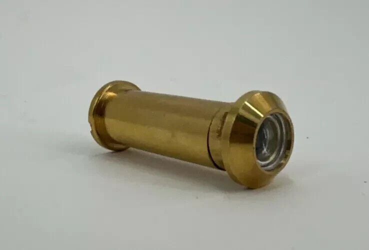 Peephole 160 Degree Brass fits 1-3/8" to 2-1/4" door thickness 7/16" hole size