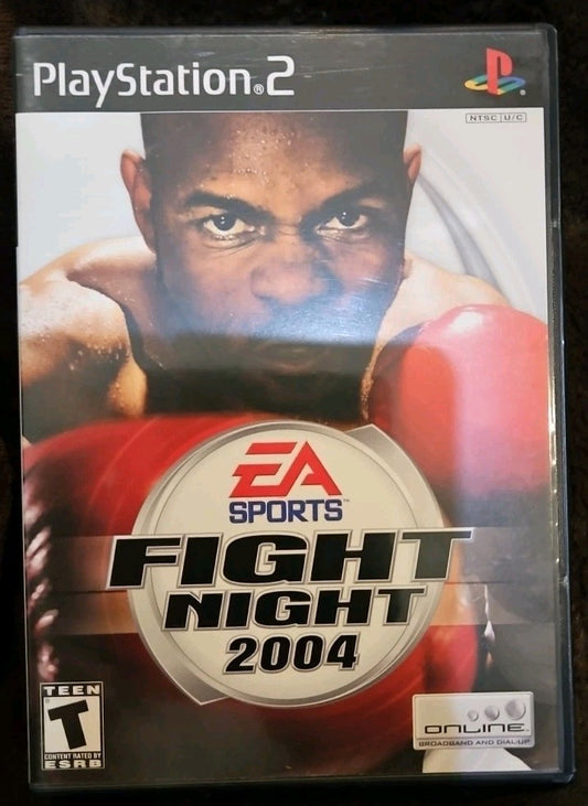 Fight Night 2004 (Sony PlayStation 2, 2004) No Game. Case. Artwork. Manual ONLY!
