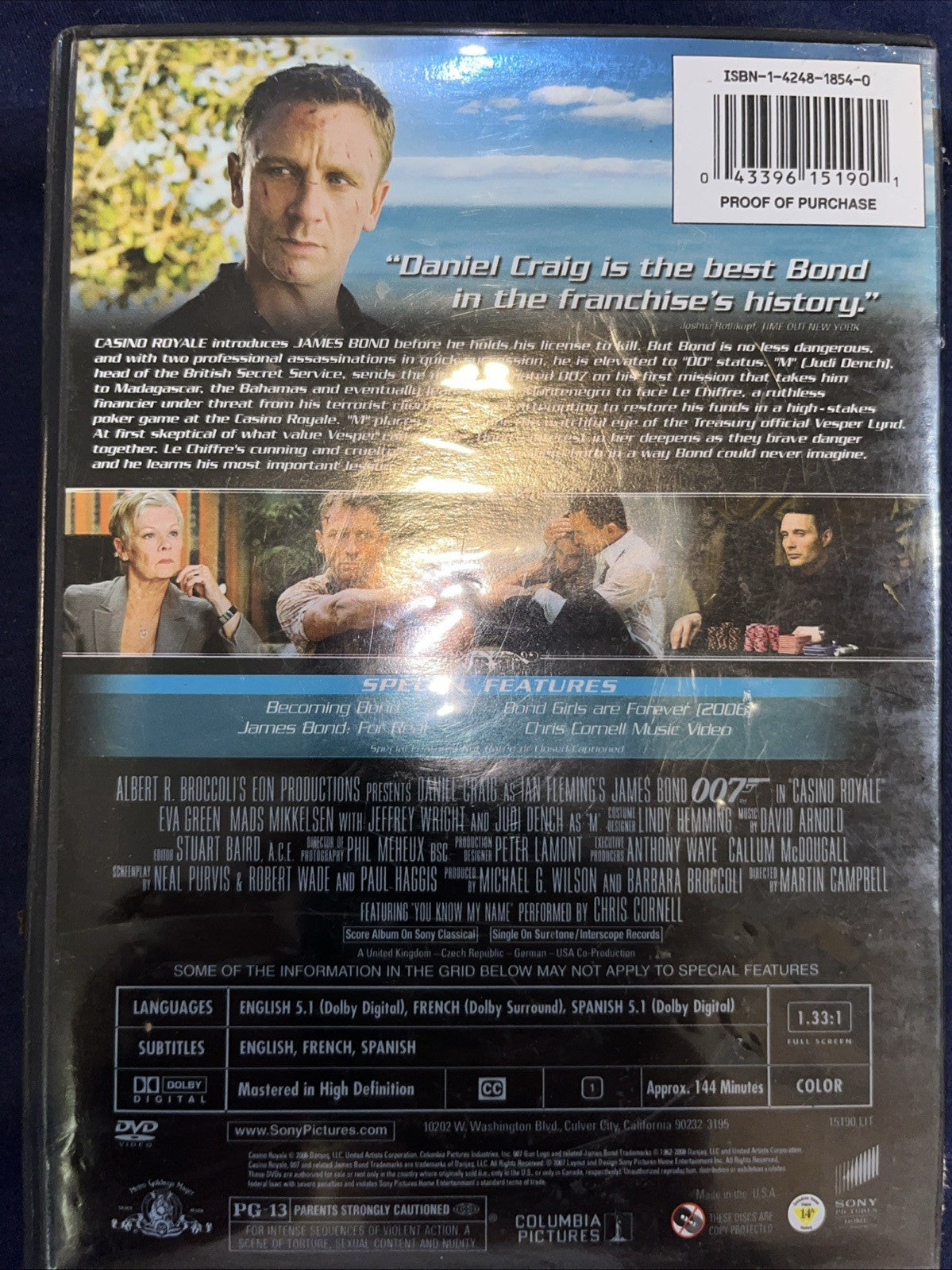 Casino Royale (DVD, Full Screen, 2-Disc) Sealed